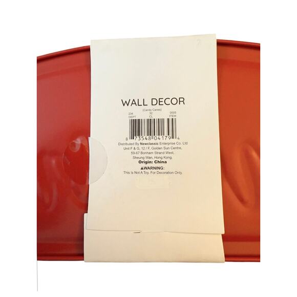 Target Bullseye Metal Hanging Sign 2024 Candy Cane Lane Decor Red Christmas - Picture 5 of 7